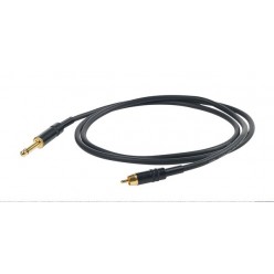 PROEL STAGE CHLP220LU3 CHALLENGE Series kabel wtyk Jack 6.3 mono - wtyk RCA, dł. 3m